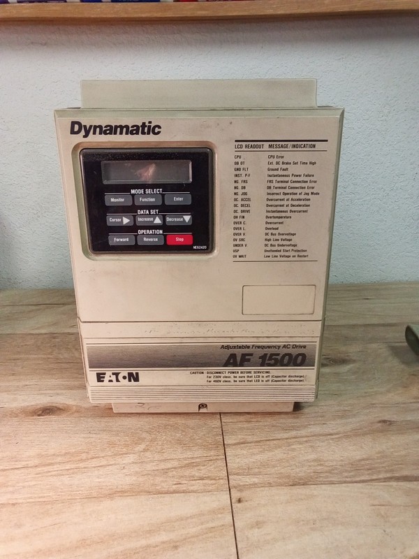 Eaton AF-1500 Dynamatic Adjustable Frequency Drive AF-150202-0480 13-16-1002
