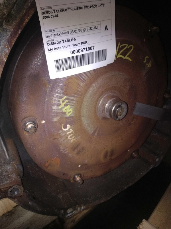 2008 Ford F250SD Pickup Manual Transmission Assembly - Needs Tailshaft Housing