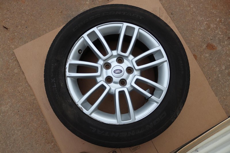 2009-2012 RANGE ROVER WHEEL RIM TIRE CONTINENTAL 255/55 R19 19X8 ALLOY ET57 OEM