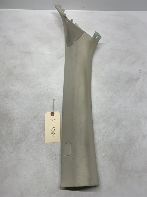 TESLA MODEL S LEFT DRIVER UPPER A PILLAR TRIM FOG 1002485-00-B 3064 U22