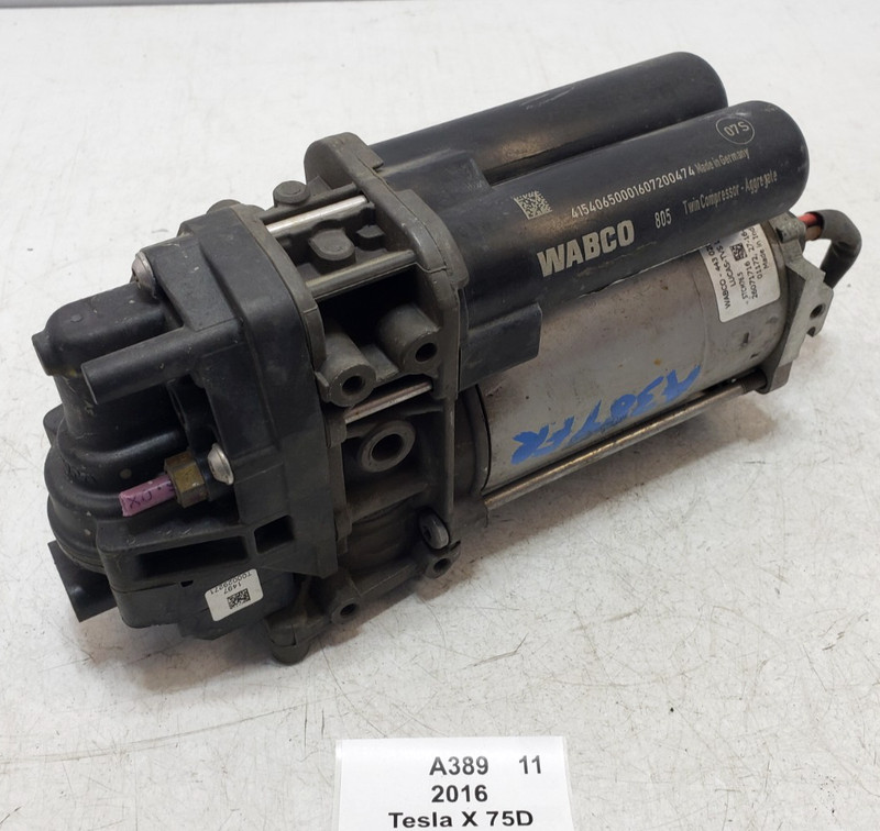 ✅ 2016-2025 OEM Tesla Model S X Air Suspension Twin Compressor Pump Wabco