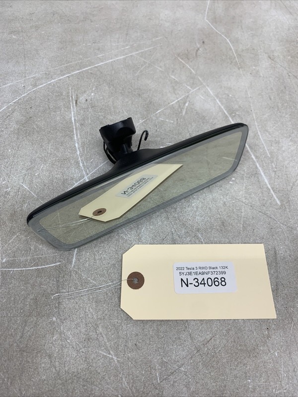 17-23 Tesla M3 Front Interior Windshield Rear View Mirror 1119904-00-C 34068 B7