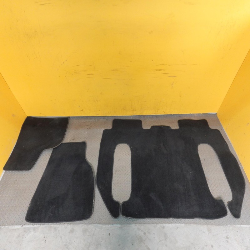 2016-2020 TESLA MODEL X FLOOR MATS COVERS CARPET SET OF 3 BLACK OEM
