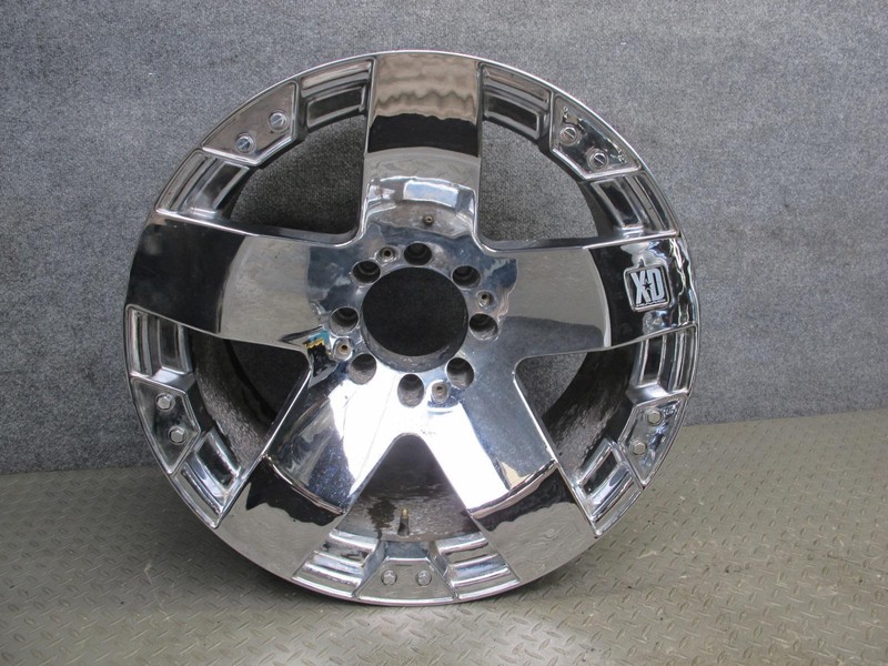 XD KMC XD775 ROCKSTAR CHROME 22" R22 WHEEL RIM 22X12J 8X165.1 ET-44