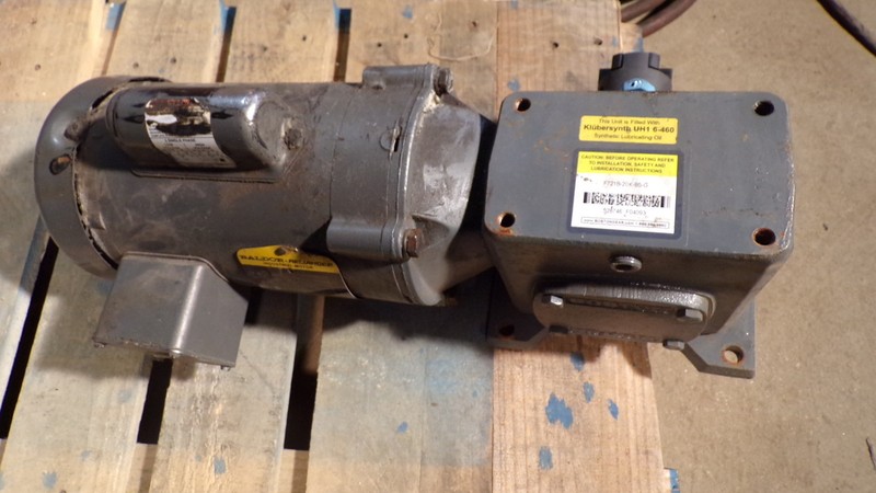 Baldor Reliancer VL3504 Boston Gear F7213-20K-85-6 Industrial Motor Assembly