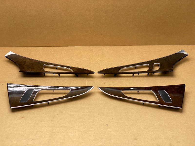 2012-2018 AUDI A6 FRONT REAR LEFT & RIGHT DOOR PANEL TRIM SET OEM LOT704