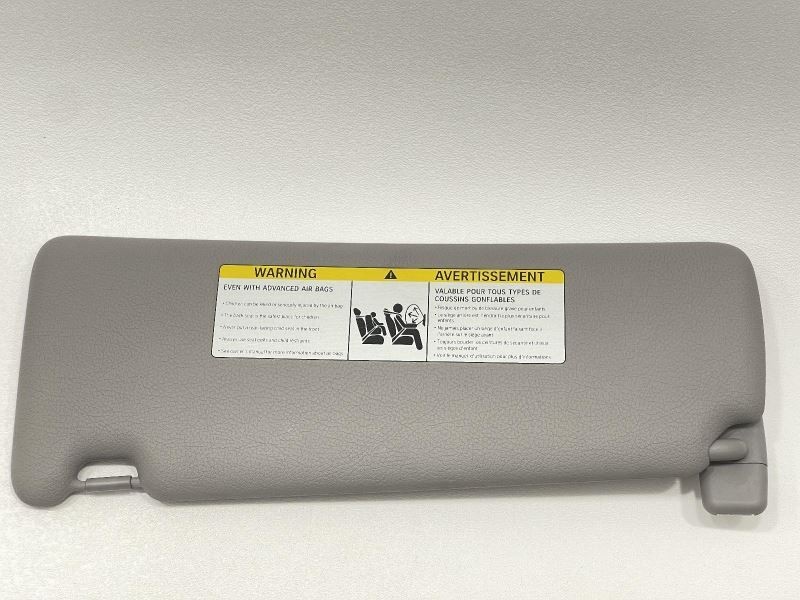 2012-2018 BMW 320i RIGHT SUN VISOR GRAY TC:PKCSW 80K 56580