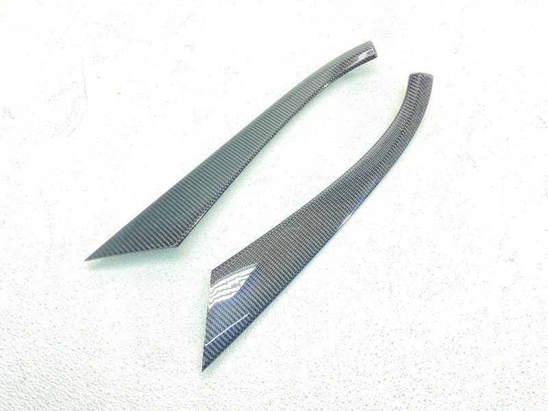 12-18 BMW F12 F13 640 650 M6 Rear Door Panel Carbon Fiber Trim Cover Set OEM✅