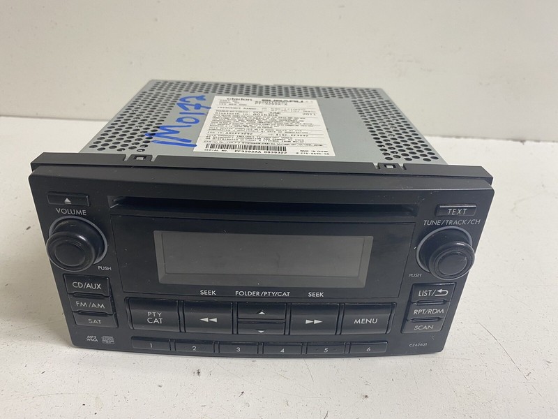 2012-2014 Subaru Impreza NON-NAV Single Disc CD Player Radio Stereo 86201FG620