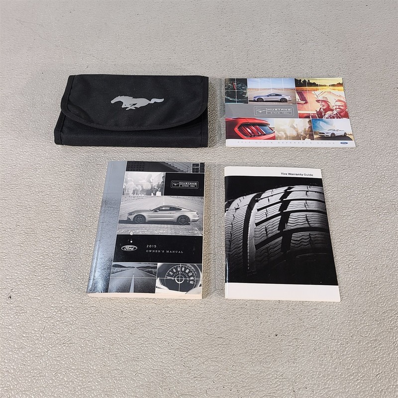 2015 Mustang GT Owners Manual Set Aa7490