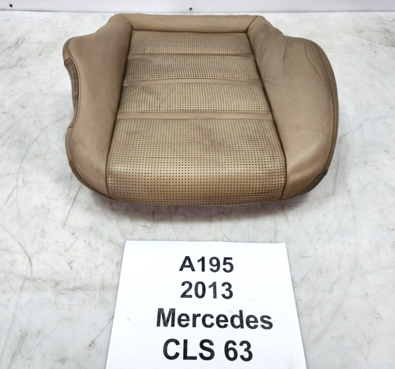 ✅ 12-18 OEM Mercedes W218 CLS63 AMG Front Left Driver Lower Seat Cushion Beige*