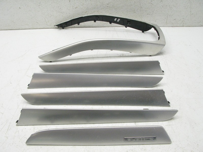 09-16 AUDI B8 A4 S4 DASHBOARD DOOR PANEL INTERIOR ALUMINUM TRIM SET OEM 122221