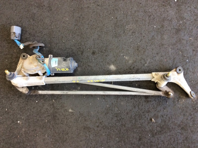 94-97 Accord Front Windshield Wiper Link Transmission Linkage W/Motor Used OEM