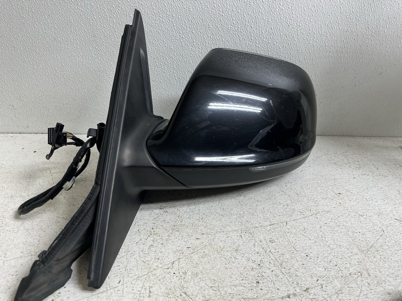 2009-2014 Audi Q5 Left Driver Side View Door Mirror 17 Wire Black Turn Signal