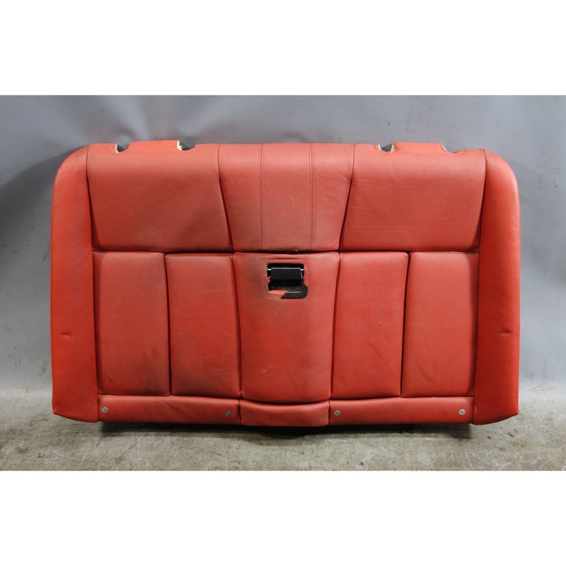 Damaged 09-13 BMW E88 1-Series Convertible Rear Seat Backrest Red Leather OEM