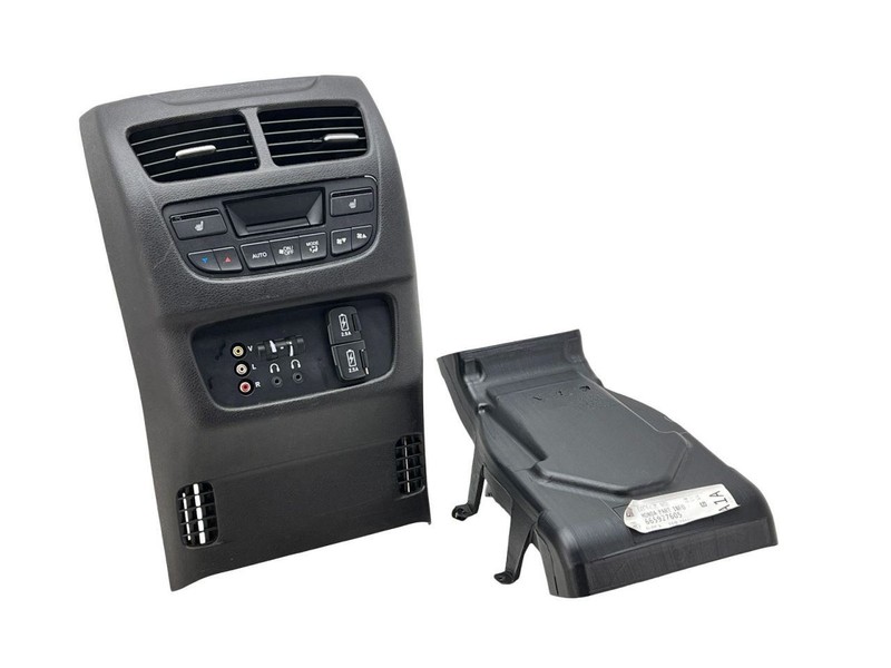 2017-2019 Acura MDX Rear Center A/C Console Trim Cover With A/C Heat Controller