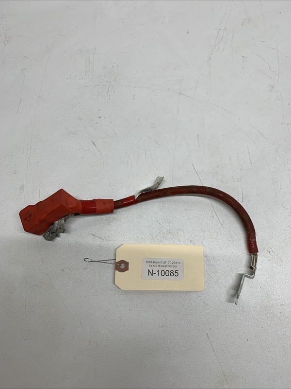 17-23 TESLA MODEL 3 BATTERY POSITIVE PLUS CABLE WIRE WIRING HARNESS 10085 B147