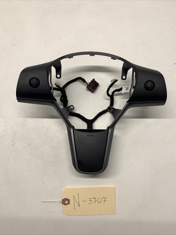 2017-2022 TESLA MODEL 3 STEERING WHEEL W/ SWITCHES OEM 3707 B47