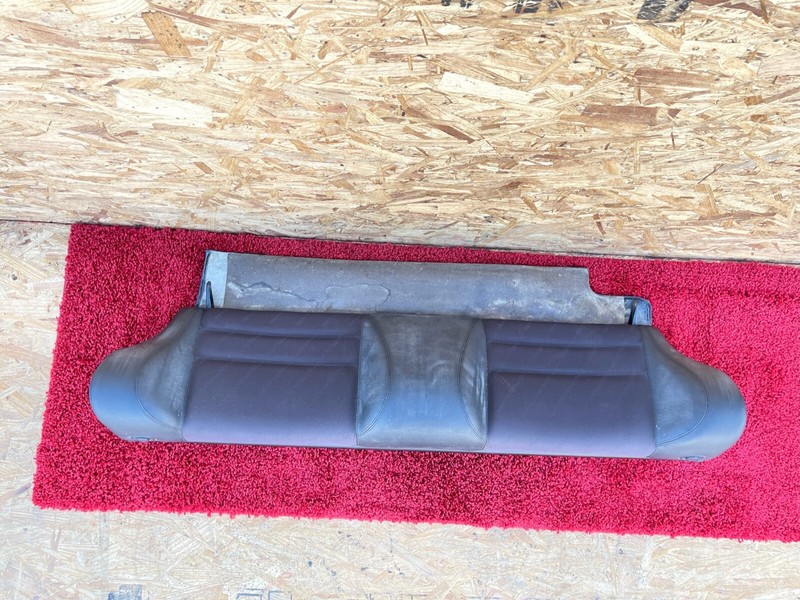 83-89 Porsche 944 Rear Second Row Backrest Upper Seat Cushion Logo Lettering OEM