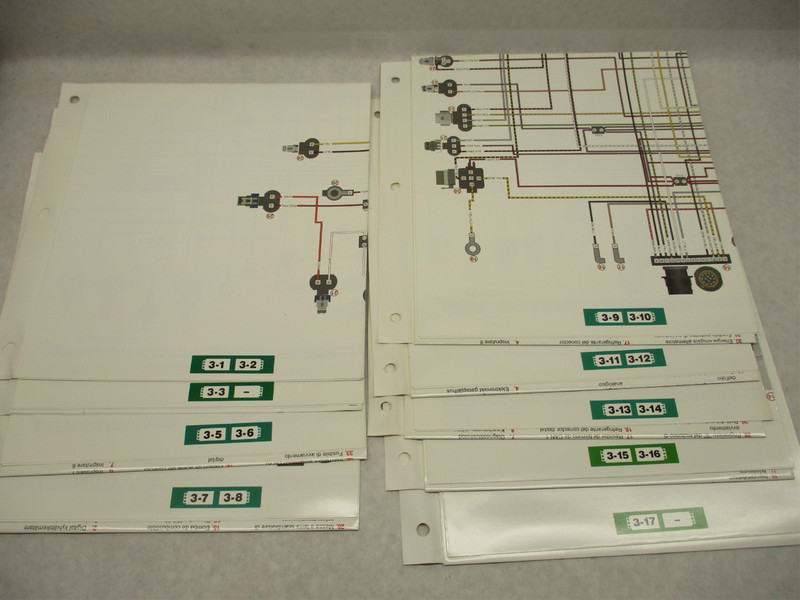 90-869208300 Wiring Diagrams for Mercury Mercruiser 5.7L Black Scorpion 6.2L
