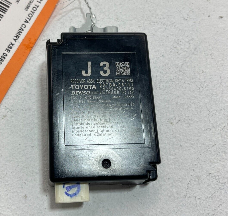 2018-19-20-2023 TOYOTA CAMRY SYSTEM RECEIVER MODULE TIRE PRESSURE MONITORING OEM