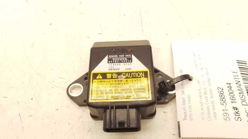 04 05 06 07 08 TOYOTA SOLARA STABILITY YAW RATE CONTROL ECM