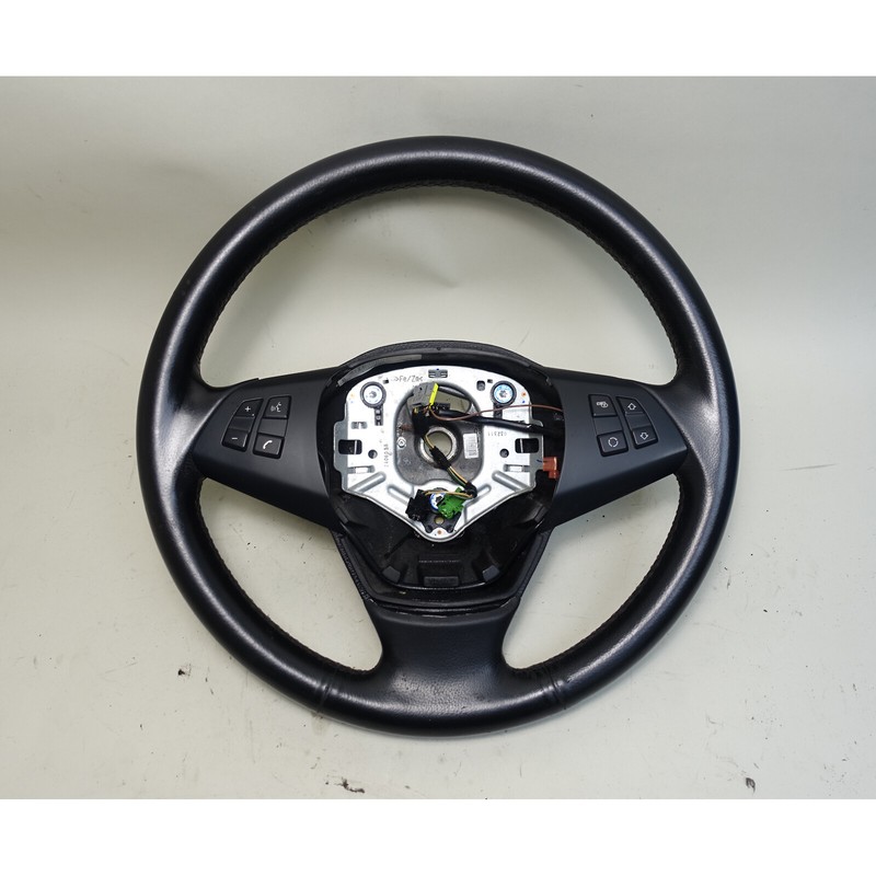 2010-2013 BMW E70 X5 SAV Factory Leather Steering Wheel w Multifunction Buttons