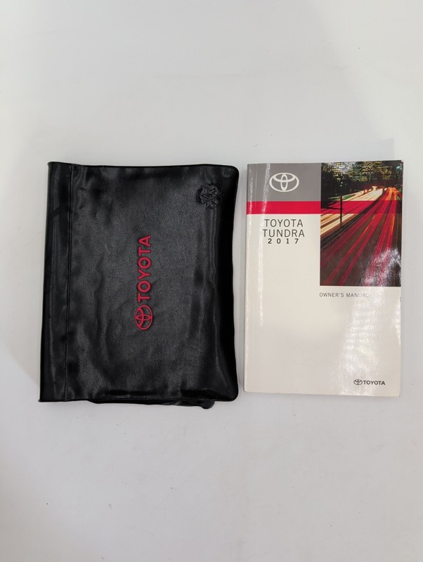 2017 TOYOTA TUNDRA OWNERS MANUAL SR SR5 LIMITED TRD PRO PLATINUM