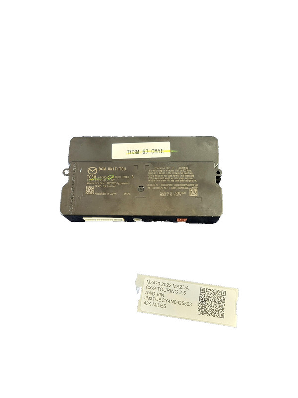 Used Oem Mazda Data Communication Control Module Unit for 2021 CX-9