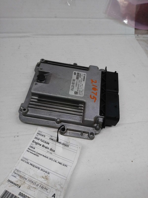 Used Engine Control Module (ECM) fits: 2019 Hyundai Tucson Electronic Control Mo