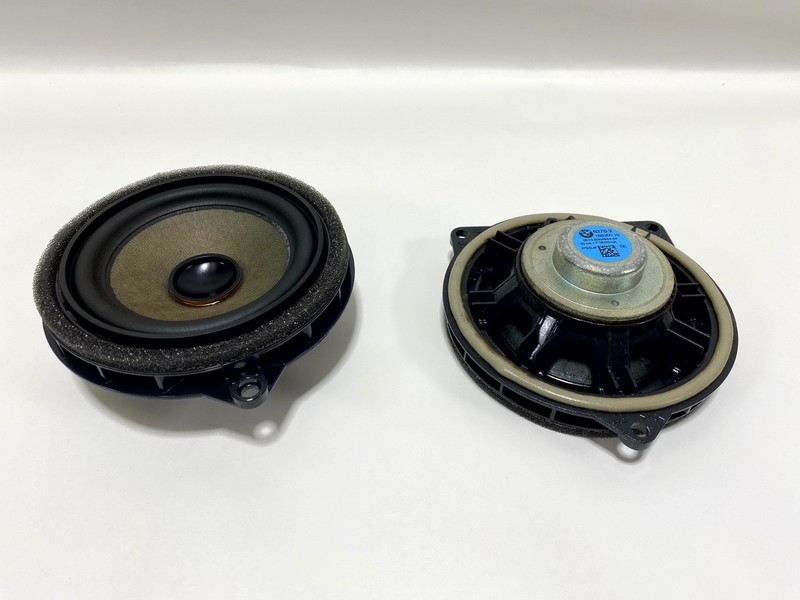 12-18 BMW SERIES 3 328i F30 FRONT LEFT RIGHT DOOR AUDIO SOUND SPEAKER SET 2 OEM