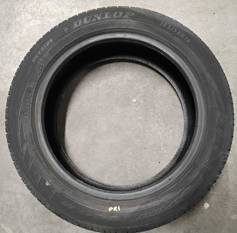 185/55R16 83H Dunlop Sport 7000 A/S Tire 185 55 16 DOT 3121 7/32 Tread