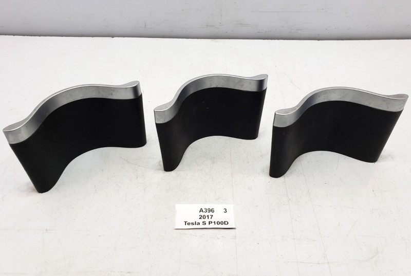 ✅ 16-20 OEM Tesla Model S X Front Center Console Cup Holder Divider Insert SET