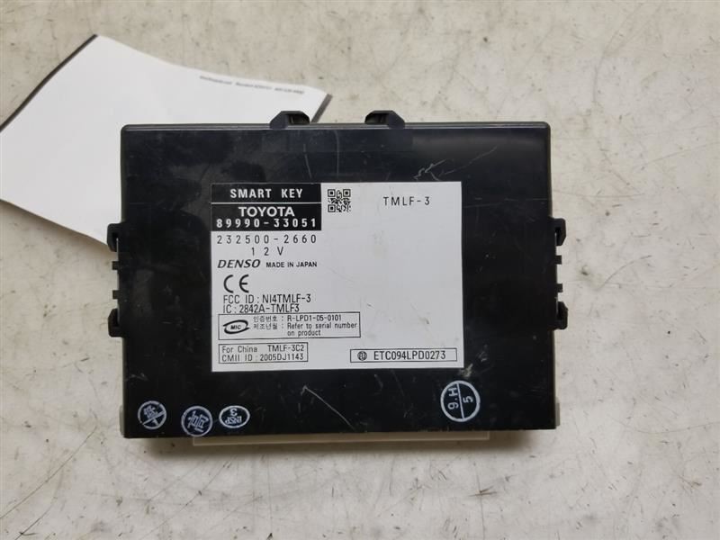 2007 LEXUS ES350 ANTI THEFT LOCKING CONTROL MODULE CHASSIS ECM ASSEMBLY