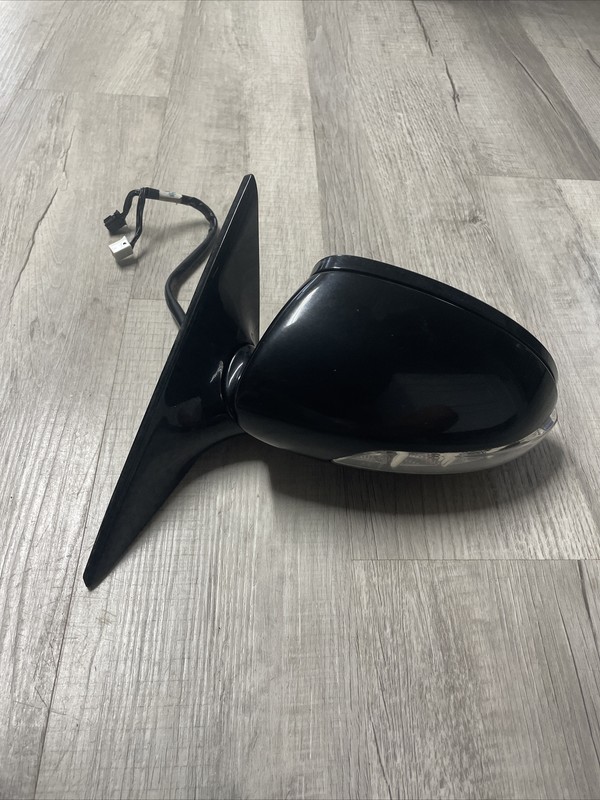 06-08 MERCEDESCLS550 CLASS DRIVER LEFT MIRROR BLACK OEM MEMORY MANUEL FOLDING