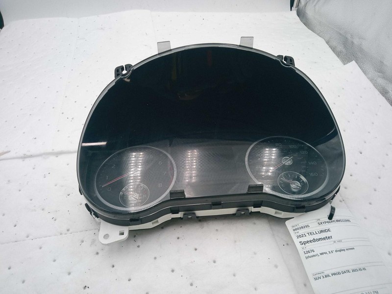 2021 Kia Telluride Speedometer Gauge OEM 94001S9010 3.5 Display Grey Used 41K