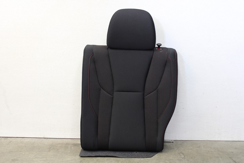 Subaru WRX Rear Left Seat Back Rest Black Cloth W/ Red Stitching Oem 2022-2023