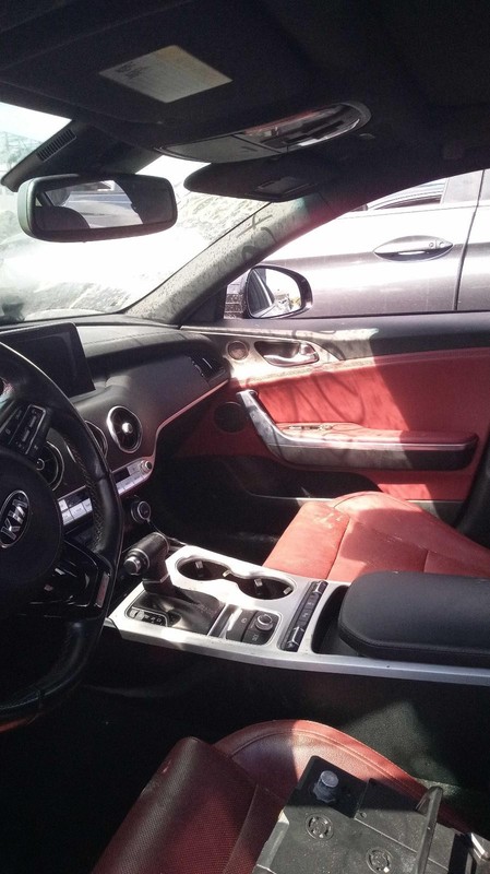 2018 KIA Stinger Right Door Glass Black OEM 646318 Used 100K Miles