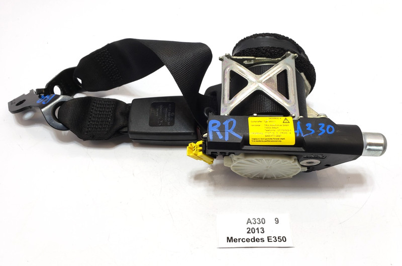 ✅ 10-16 OEM Mercedes W212 E350 Rear Right Passenger Seatbelt Retractor W/ Buckle