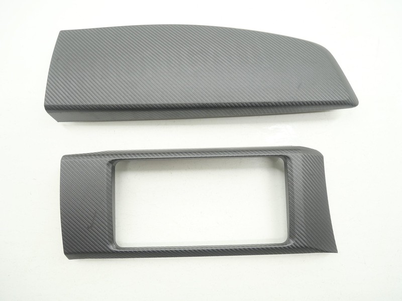 Used Dashboard Carbo Fiber Texture Trim Panel Cover Set 2013-2020 Subaru BRZ OEM