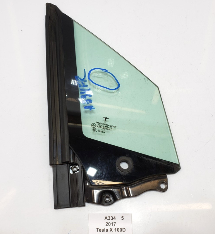 ✅ 16-23 OEM Tesla Model X Front Right Passenger Side Quarter Door Window Glass *