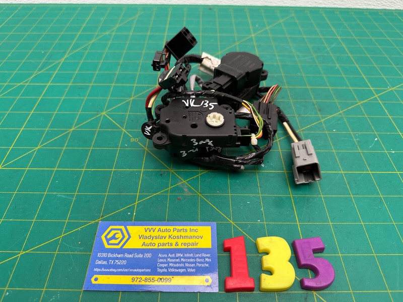 05-16 LAND ROVER REAR HVAC RECIRCULATED AIR FLAP SERVO MOTOR ACTUATOR SET OEM