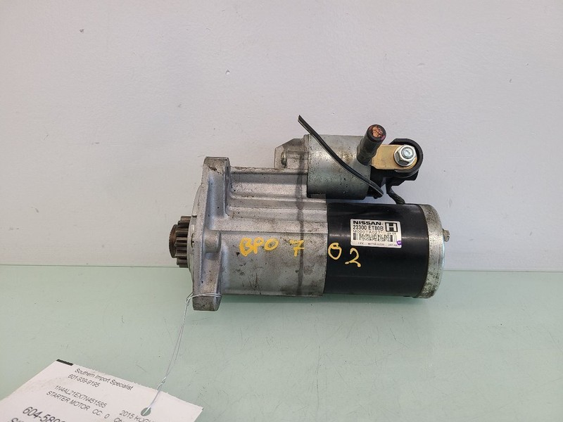 Starter Motor VIN J 1st Digit Japan Built Fits 08-15 ROGUE 588002
