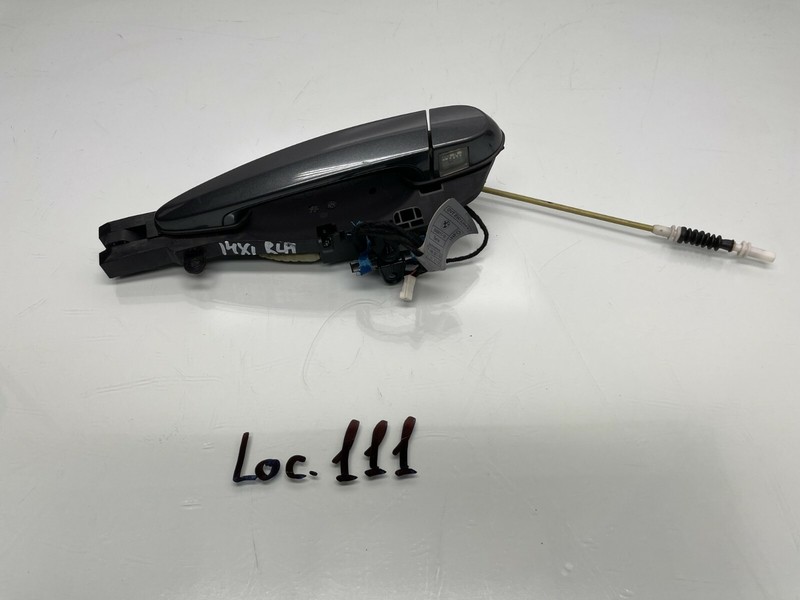 13-15 BMW X1 E84 REAR LEFT DRIVER SIDE EXTERIOR DOOR HANDLE Gray B39 OEM