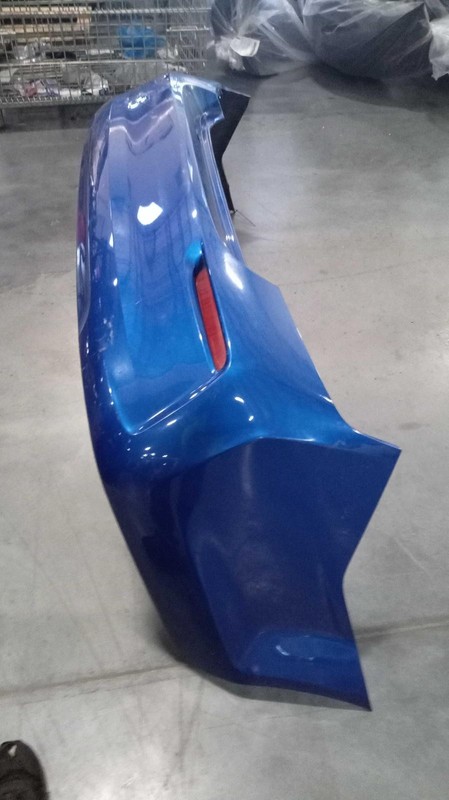 2017 Chevrolet Sonic Blue Rear Bumper Assembly OEM Used - Scratches, 145K Miles