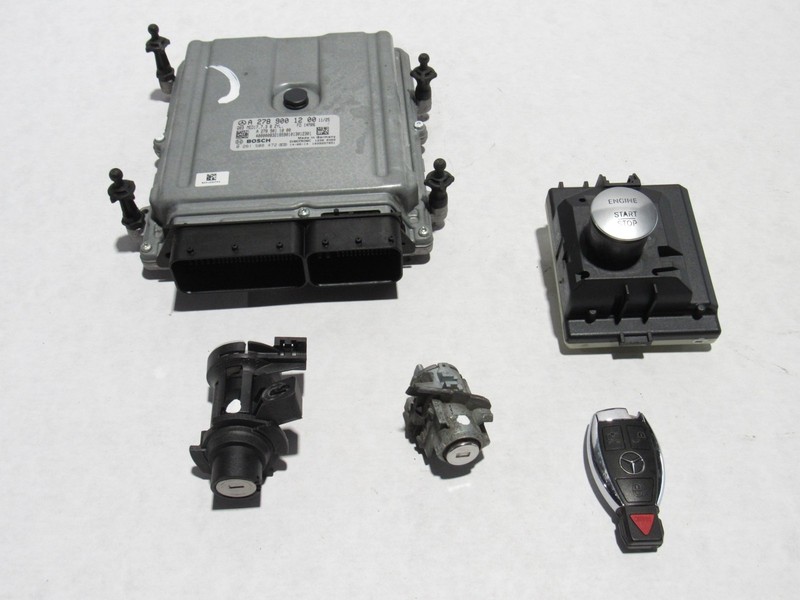 Mercedes S550 C217 2015 Engine ECU Body Start Key Cylinder Control Module 14-17*