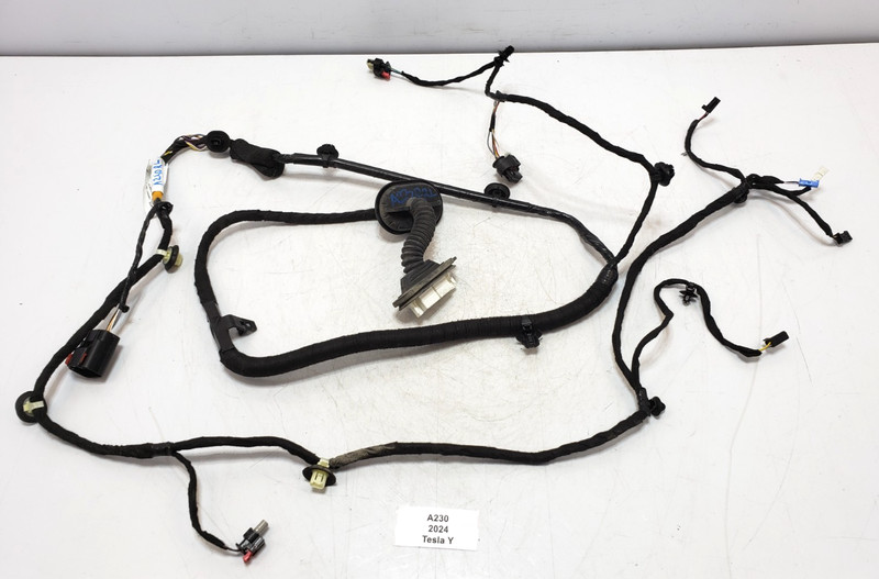 ✅ 20-24 OEM Tesla Model Y Rear Left Driver Side Door Wiring Harness Cable