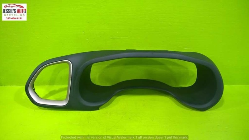 15 JEEP RENEGADE LATITUDE 1.4L TURBO MT DASH CLUSTER TRIM BEZEL OEM 2259-27
