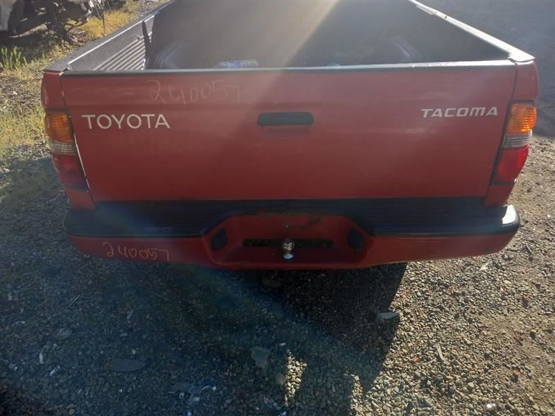 95-04 TOYOTA TACOMA REAR BUMPER ASSEMBLY RED-3L5 SCRATCH
