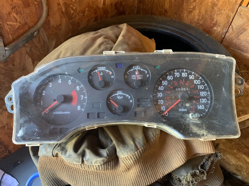 91-94 ECLIPSE TALON 1.8 N/T NT INSTRUMENT SPEEDOMETER GAUGE CLUSTER 1G OEM